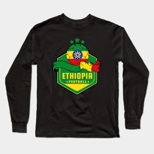 Ethiopia Football Long Sleeve T-Shirt